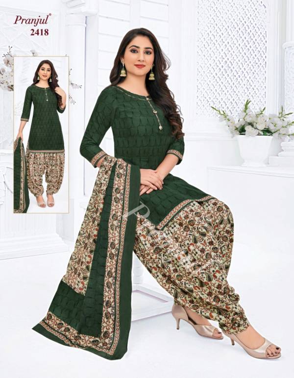 Pranjul Priyanshi 24 Cotton Printed Designer casual Wear Dress Material Collection